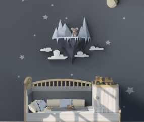 Papercraft, creation of paper sculptures from patterns