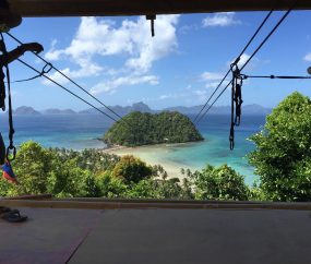 Philippines Palawan El Nido Zipline