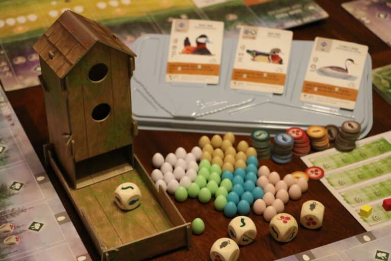 Wingspan Board Game pieces
