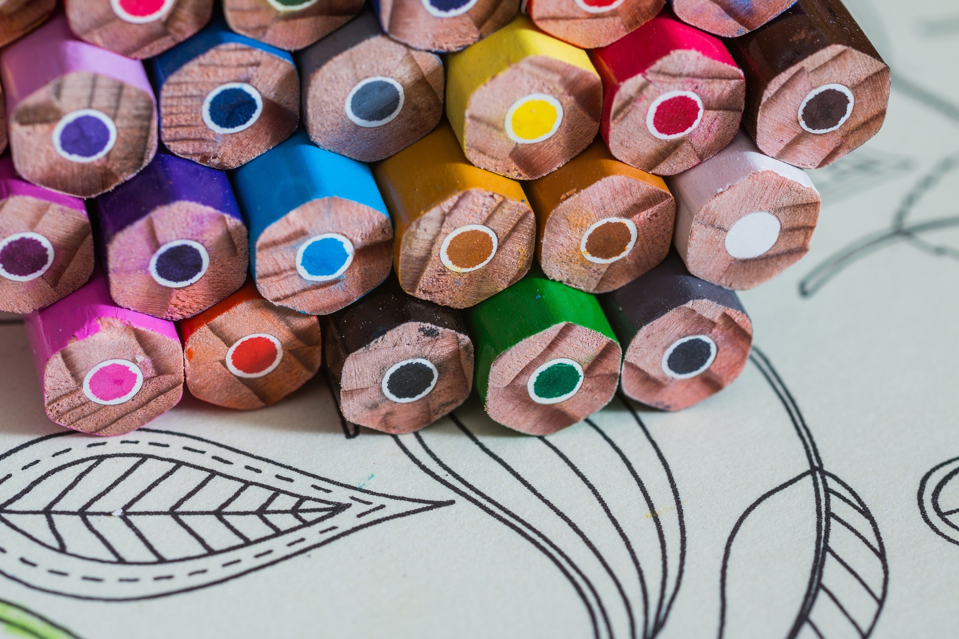 Art Coloring Things To Do Colored Pencils